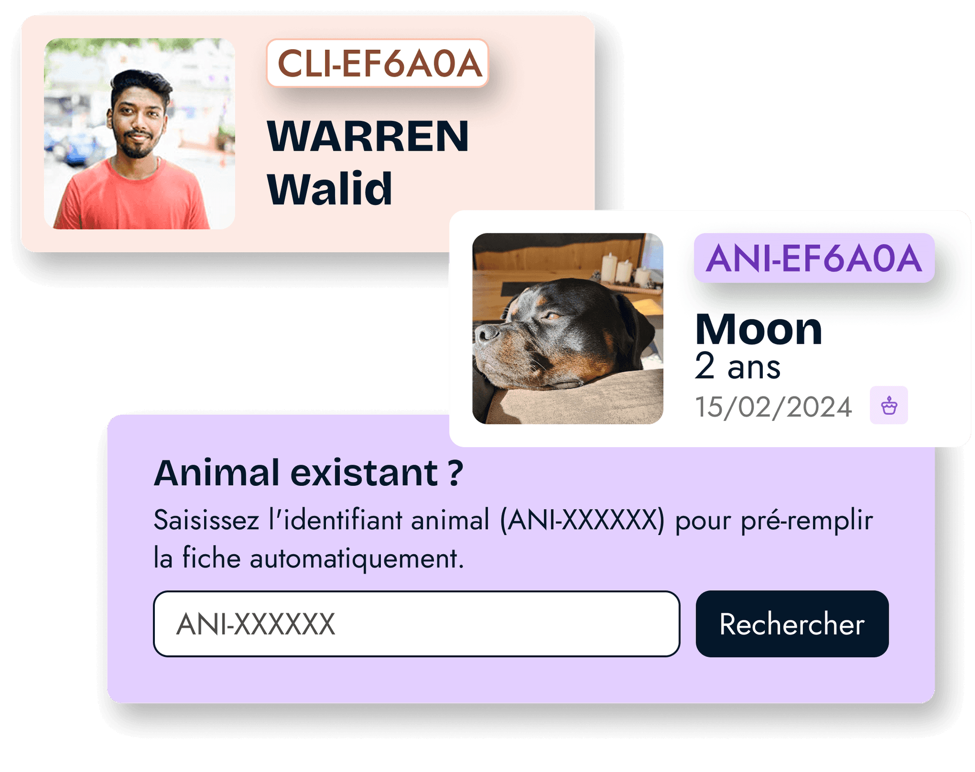 Fiche client et patient unifiée dans Wellap